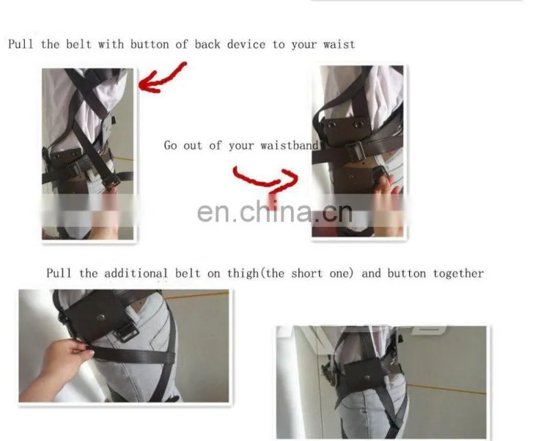 2016 Fashion Anime Cosplay Costume Attack On Titan Shingeki no Kyojin Cosplay Belts