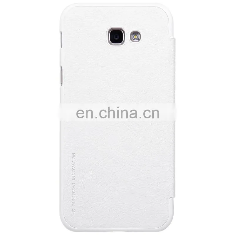 Nillkin Qin Series with Caller ID Window PU Leather + Hard PC Case for Samsung Galaxy A7