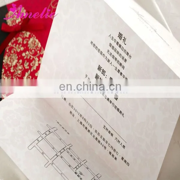 ACW1051 Stock Bride&Bridegroom Wedding Invites Card