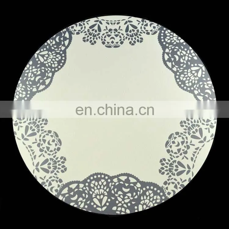 wholesale round purple christmas pp placemat