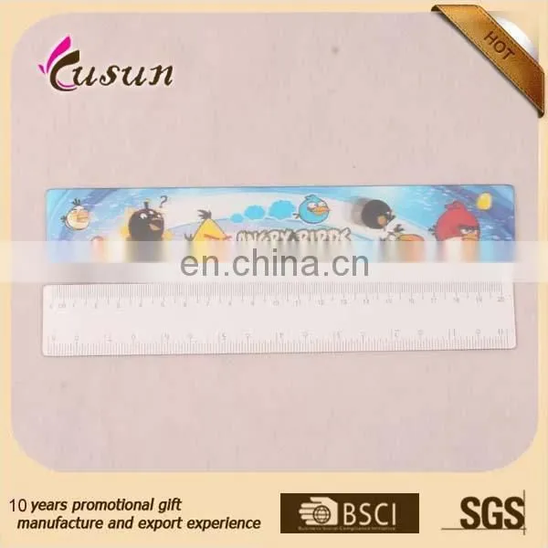 Factory direct sales Quality custom 15cm plastic scale ruler for promotion