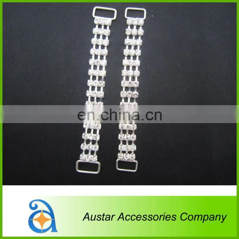 Fashion silver bra bikini connectors for ladies swimwear accessory