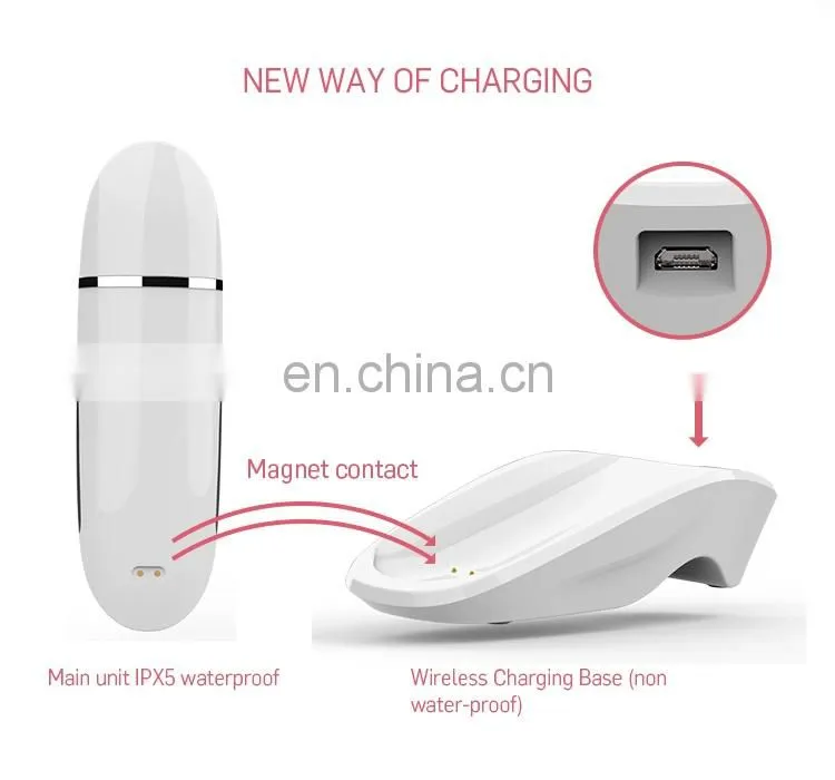2019 Newest Multi-functional Ultrasonic Facial Cleansing Massage Skin Scrubber Home Use