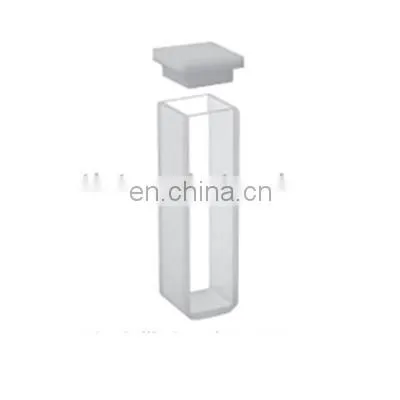 UV Cuvette Biochemistry Cell ES Quartz Glass 50mm Path Length Cheap Q-108 Standard cuvettes with lid and with round bottom