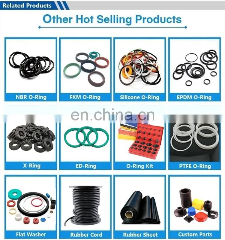 Manufacture directly offer Flat O-Ring Gasket Rubber Washer with stock