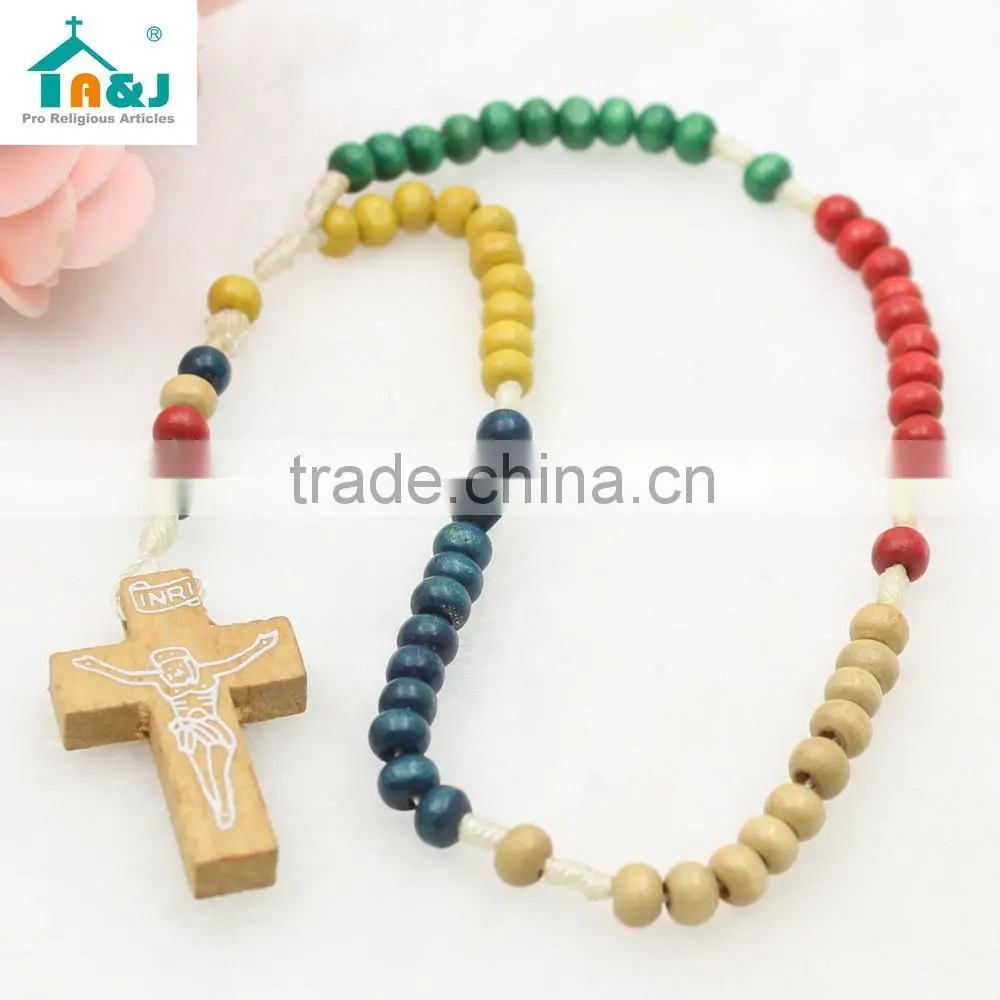 A&J Missionary Wooden Round Rosary