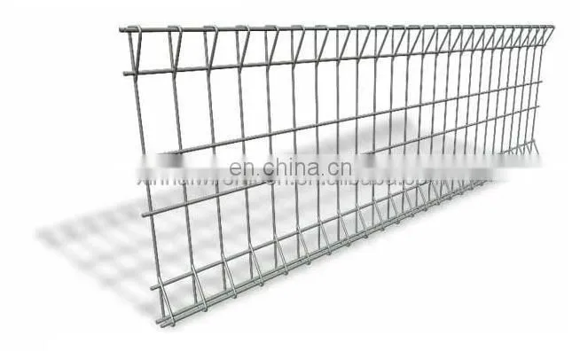 Hot dipped galvanized powder coated Roll top BRC Fence welded wire mesh garden fence