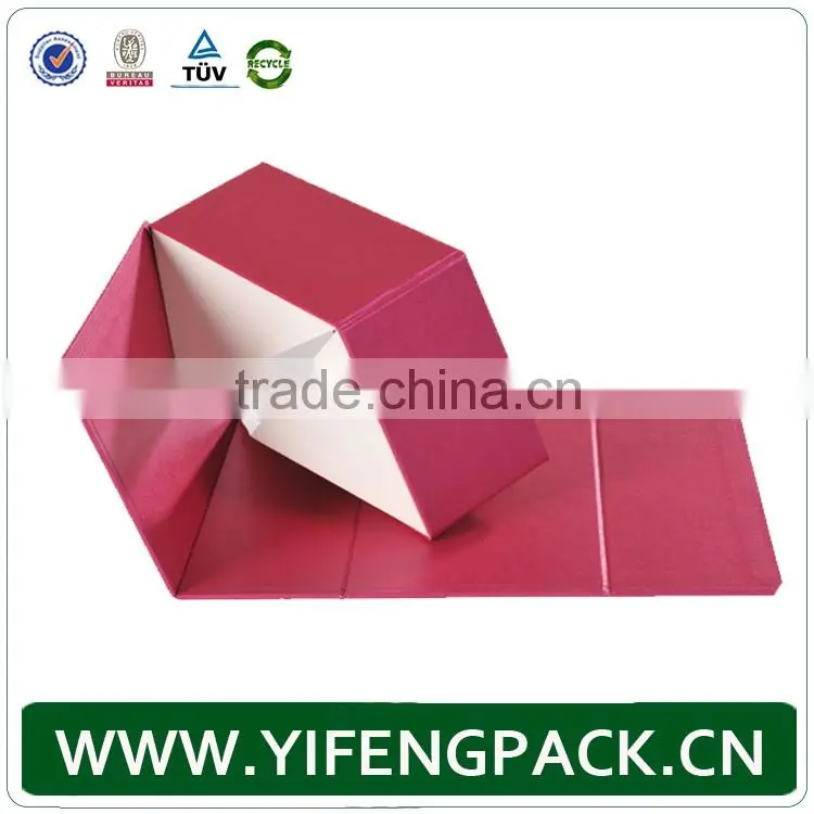 Customized Brand Made For Miami Luxury Black Bespoke Size Folding Box Gift Box Manufacturer