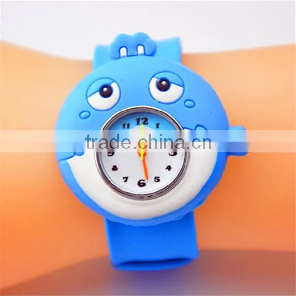 Custom logo kid animal hand watch