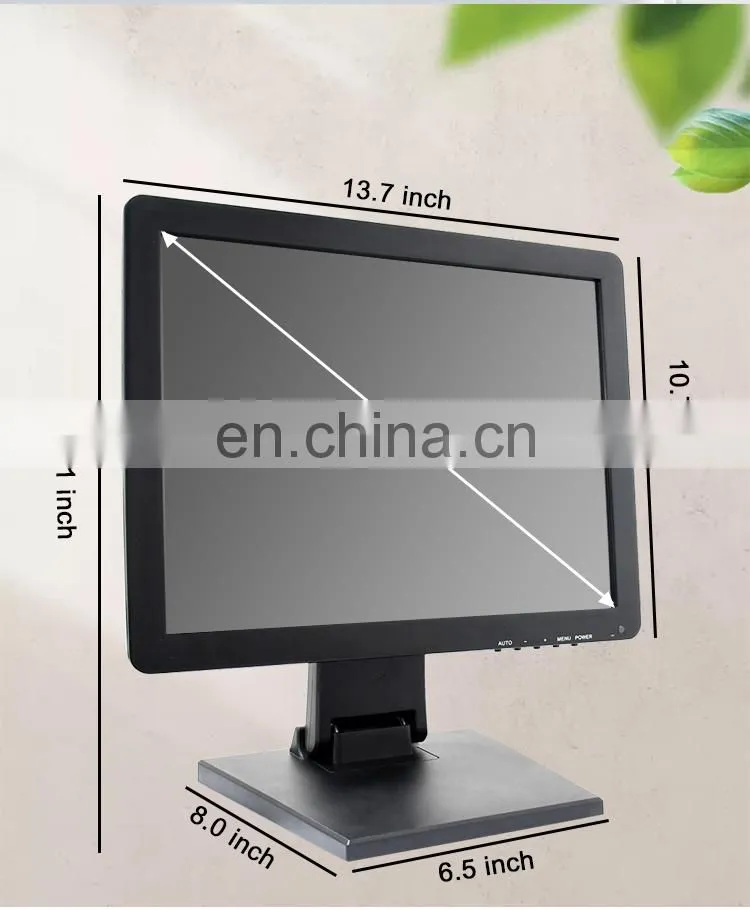 15 ''tragbare display 1024*768 open frame capacitive touch screen monitor wall mount touch screen monitor