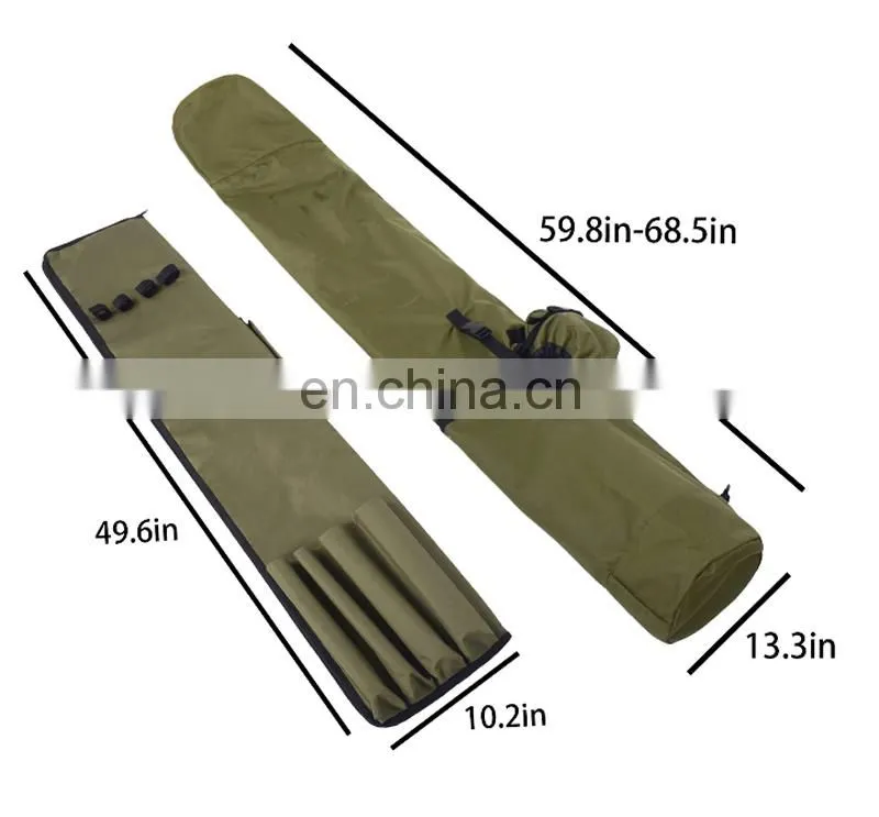 Outdoor fishing gear sea rod bag large capacity Folding European Style fishing rod storage bag