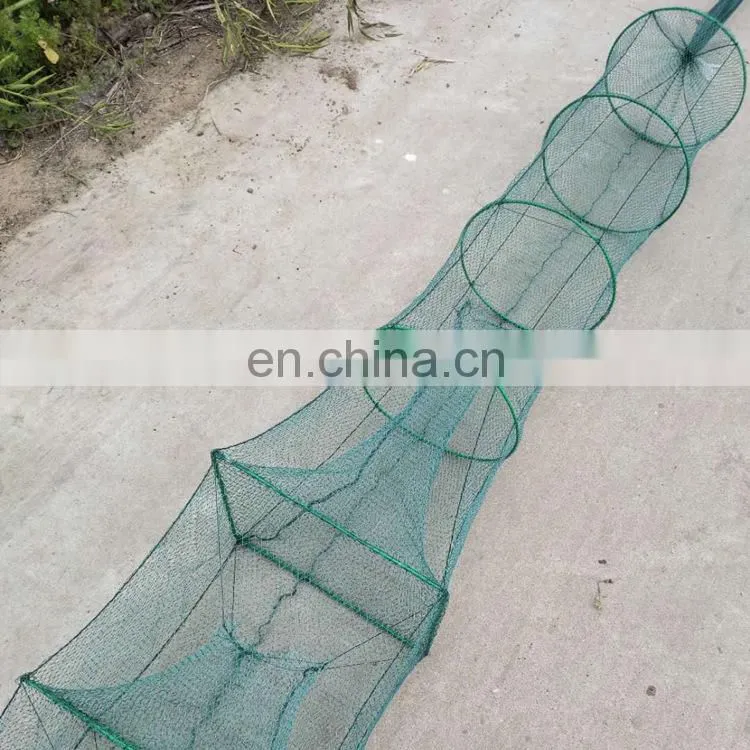 China Manufacturers Wholesale Squid Loach Folding Net Cage Fish Cage