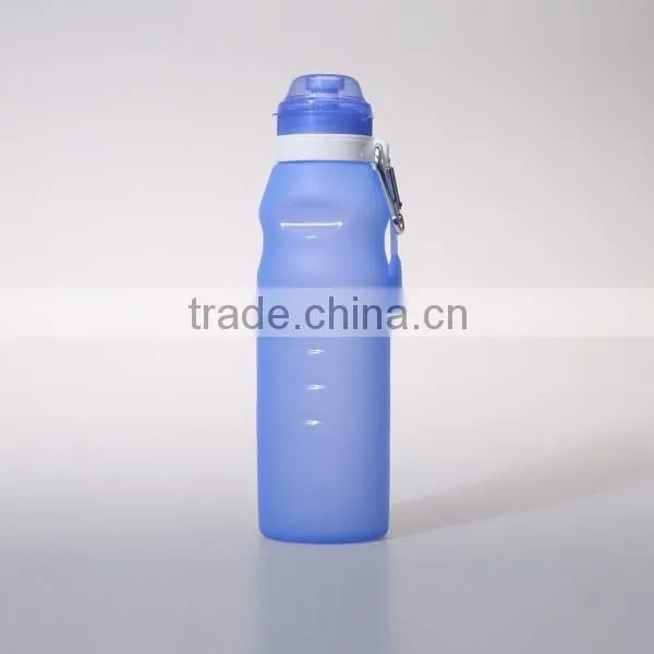 600ml fashion design silicone water filter bottle