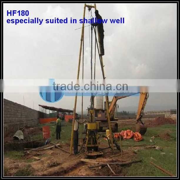 Hottest rig in Africa! HF180 shallow well drilling rig