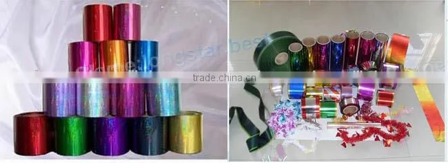 Colored Metallic PVC Film Used For Festive Decoration