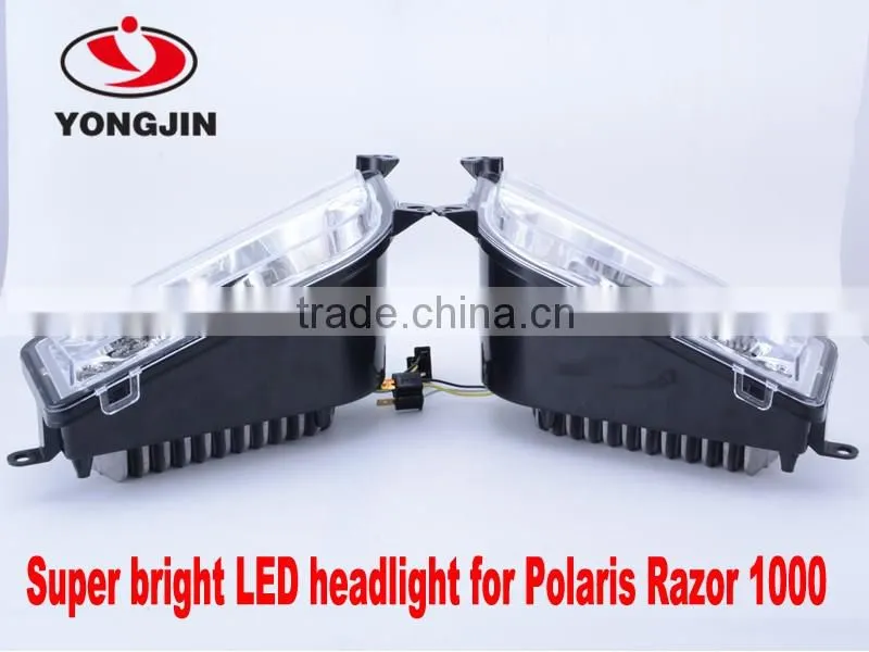 Best price LED Headlight for 2014 Polaries RZR XP 4 1000 EPS ATV UTV parts