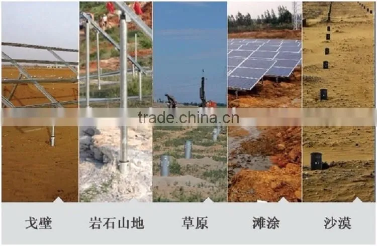 ground screw pile/solar ground screw/solar ground anchor