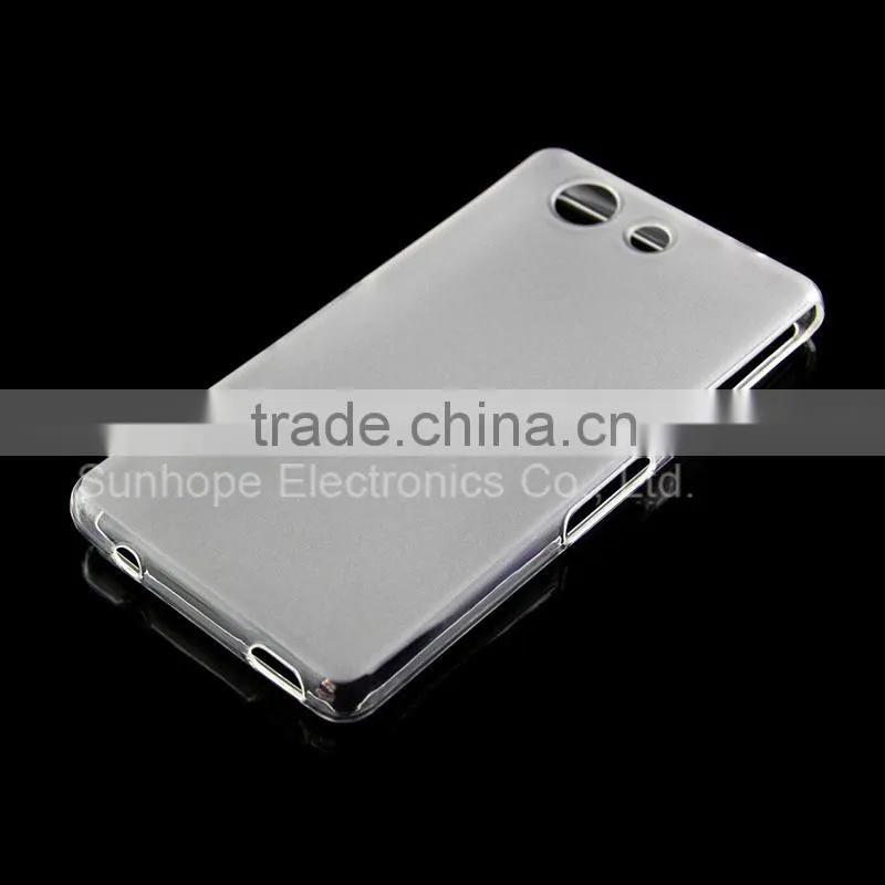matte frosted tpu soft gel phone set for Xperia Z4 MINI z4 compact
