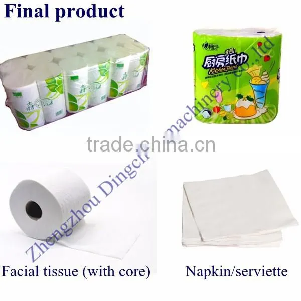 Fully Automatic Kitchen Paper Rewinding Machine, Paper Deep Procesing Machine