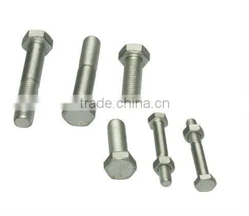 hot dip galvanize bolt an nut