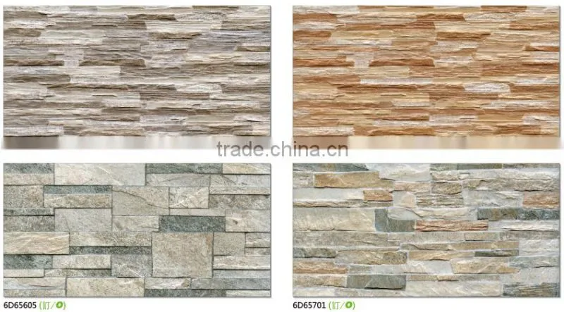 3D inkjet glazed decarative ceramic exterior wall tiles