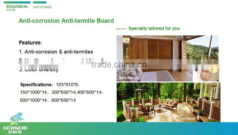 Slip resistance anti-corrosion flooring tile