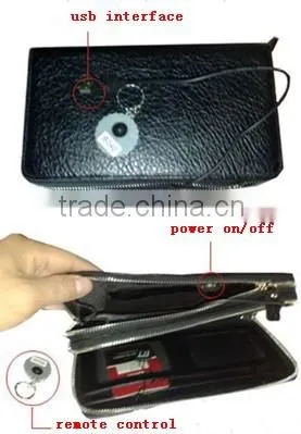 New hidden Bag camera with Wireless Remote Hidden Pinhole Video DVR Covert Camera 4GB hidden gadget