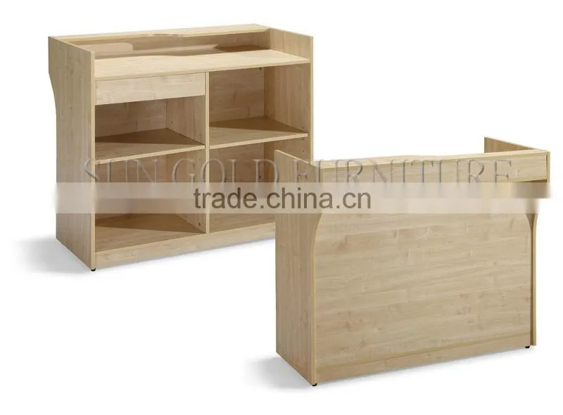 supermarket wooden display rack retail display stand (SZ-WDR014)