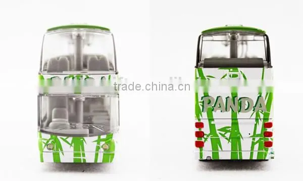 Hot selling new 7.5'' diecast bus models with sound and light for kids