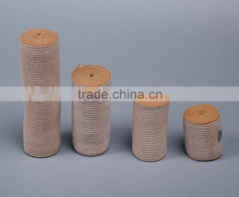 YD30024 surgical cotton latex high elastic bandage skin color with CE,FDA,