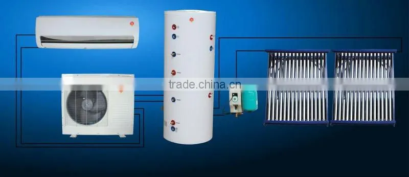 trinity system solar air conditioners, solar heat pump,forced air water heater