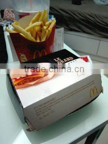 High quality hamburger paper box