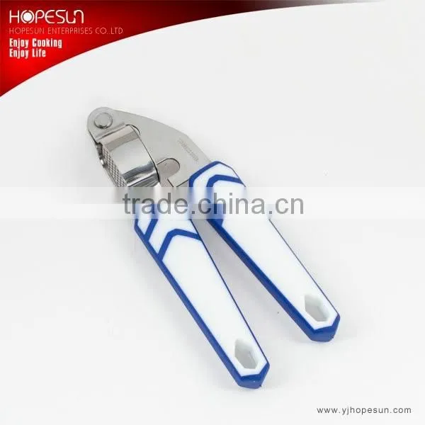 Popular vegetable tool garlic kitchen gadgets best plastic handle garlic press