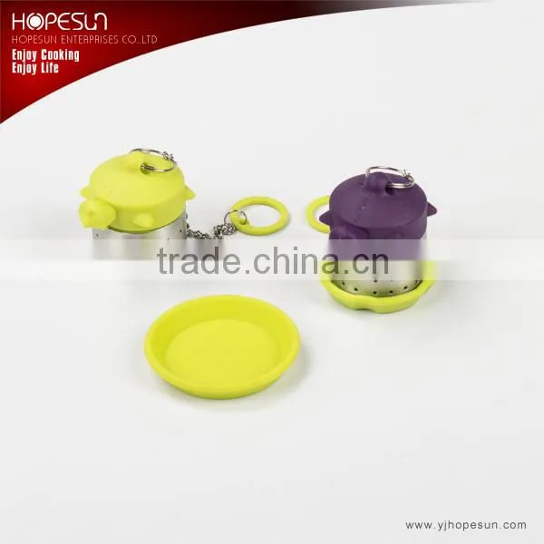 Heat resistant silicone tea infuser