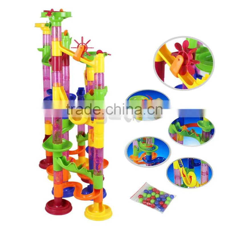 Deluxe Marble Race Marble Run Play Set Game 105 Pcs Kids Toys Promotes Dexterity