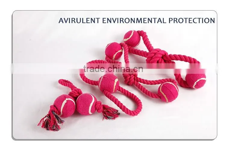 rope toy for pet dog with durable cotton knots and reasonable price