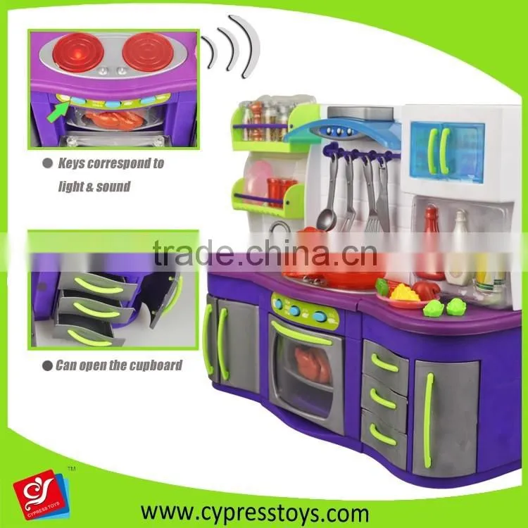 Dollhouse deluxe happy kitchen toys set with utensil