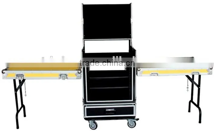 folding table with carry case