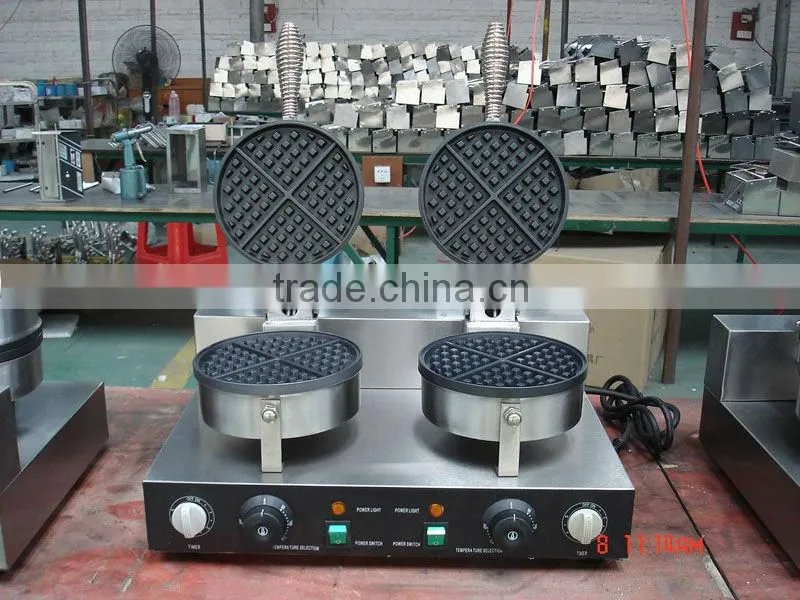 Double Plate S/S Commercial Electric Waffle Maker UWB-2