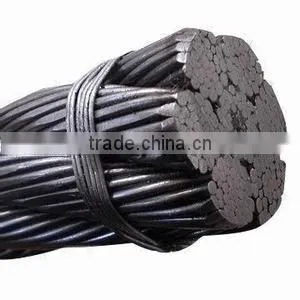 ungalvanized steel wire rope with 6*36+IWRC