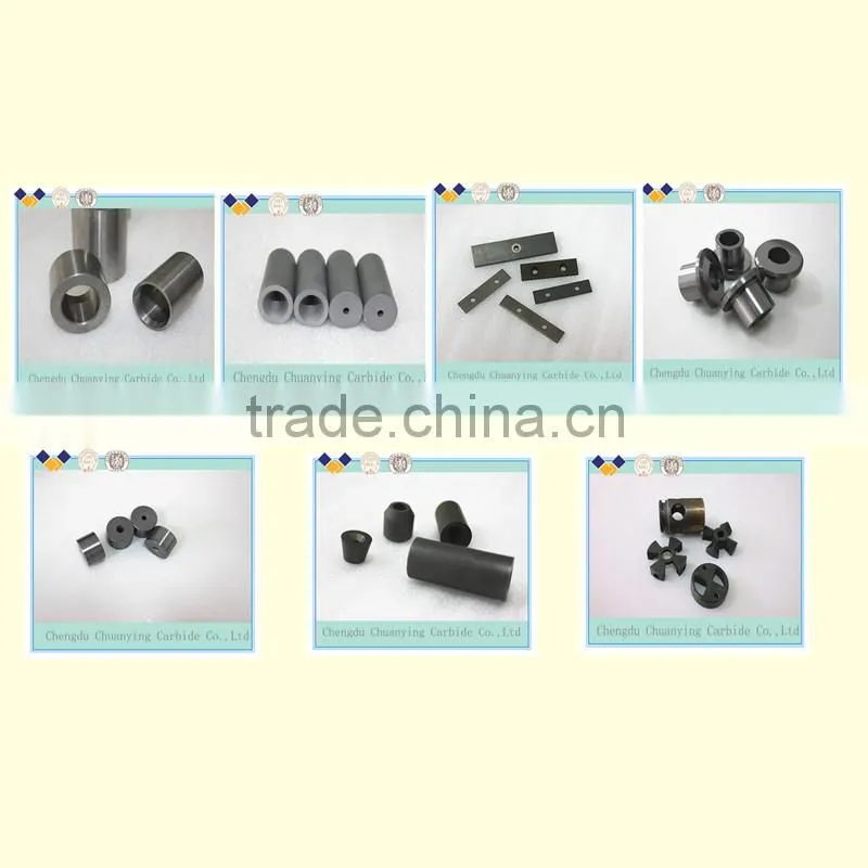 china manufacturing tungsten carbide cylindrical bushing