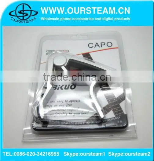 Sliver Quick Change Clamp Key Capo for Acoustic/Electric/Folk Guitar