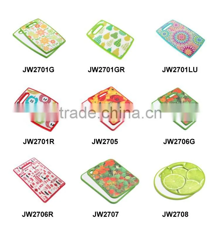 2016 new design natural wholesale eco friendly bamboo fibre cutting board set