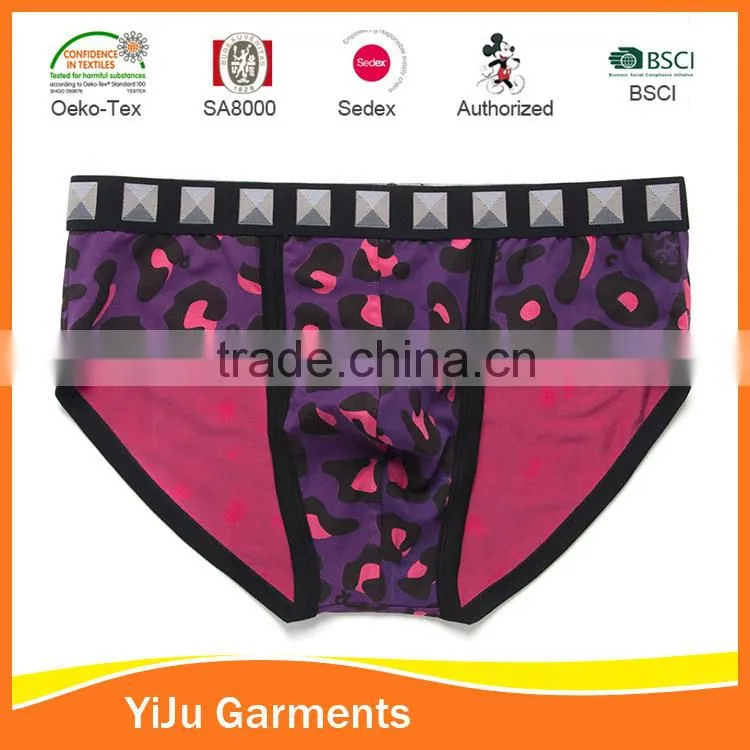 Men's basic best selling cotton spandex underwear brief