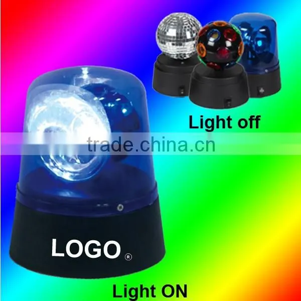 Mini rotating warning led lights disco polic lights
