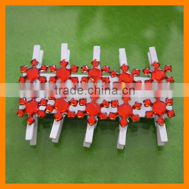 Small Wedding Wooden Clip