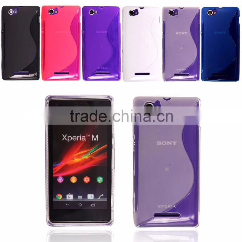 S-Line TPU Wave Gel Back Fit Case Cover For Sony Xperia Z4