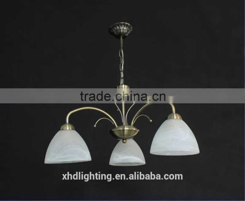 Alibaba de bowl glass chandelier from Coozen Seller Factory for decoration