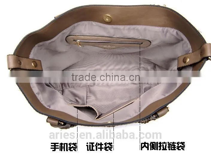 Women's handbag 2015 female shoulder bag messenger bag handbag silk scarf decoration fashion vintage bag