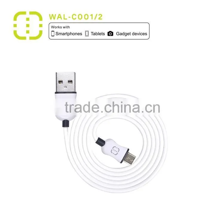 Fashion design and High Speed Micro USB2.0 cable 1.2M For Android Mini USB Cable For Samsung Galaxys